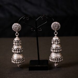 Silver Earrings- PUNARNAVA