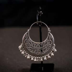 Sliver Earrings- CHANDRAPUSHPA