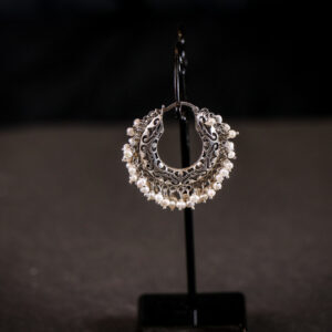 Sliver  PEARL Earrings -CHUNNI