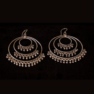 Silver Earrings-NAJMA