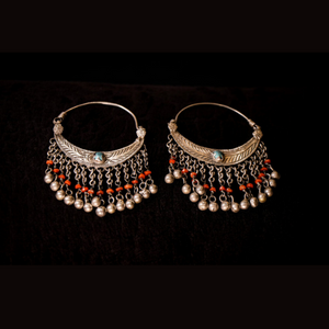 Silver Earrings-AZMIN